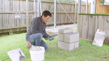 Render your Bench Seat using Cement Australia