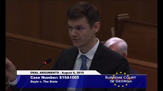 Lawyer Jacob Rhein reverses murder verdict in Doyle v. State (Ga. Supreme Court, August 6, 2019)