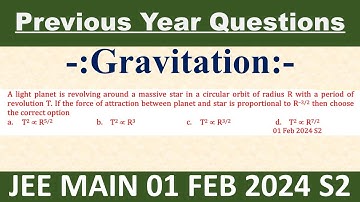 A light planet is revolving around a massive star in a circular orbit of radius R with a period of