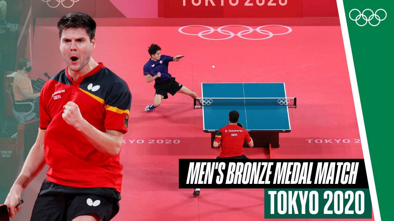 Lin Yun-Ju 🆚 Dimitrij Ovtcharov Mens table tennis bronze medal match at Tokyo 2020 🏓