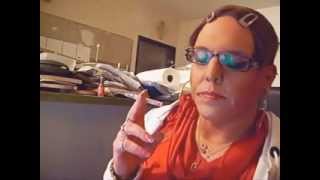 Sexy Stefanie smoking and dirty talk