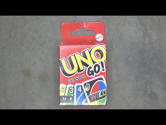 Mini Uno - 54 cards .