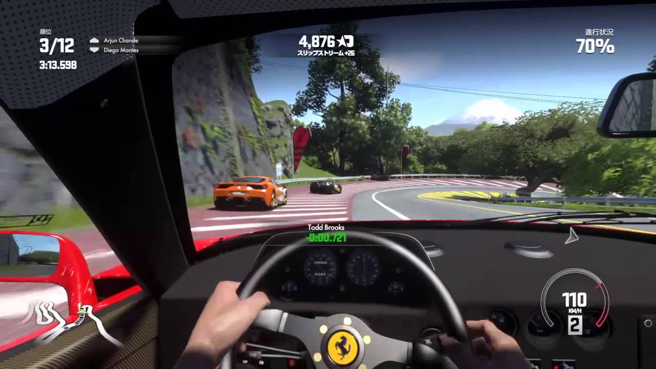 Ps4 Driveclub 1 Ferrari F40 シングルイベント レース ドライバー視点で楽しさ倍増 Youtube