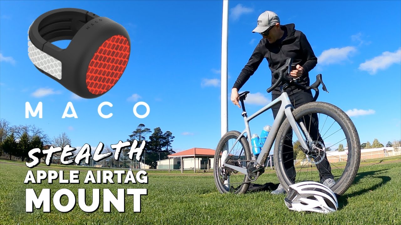 Stealth Apple AirTag Bike Mount // Maco 