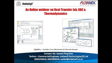 A Webinar on Flownex -Thermal System Design and Simulation Software  on 14 Oct, 2020