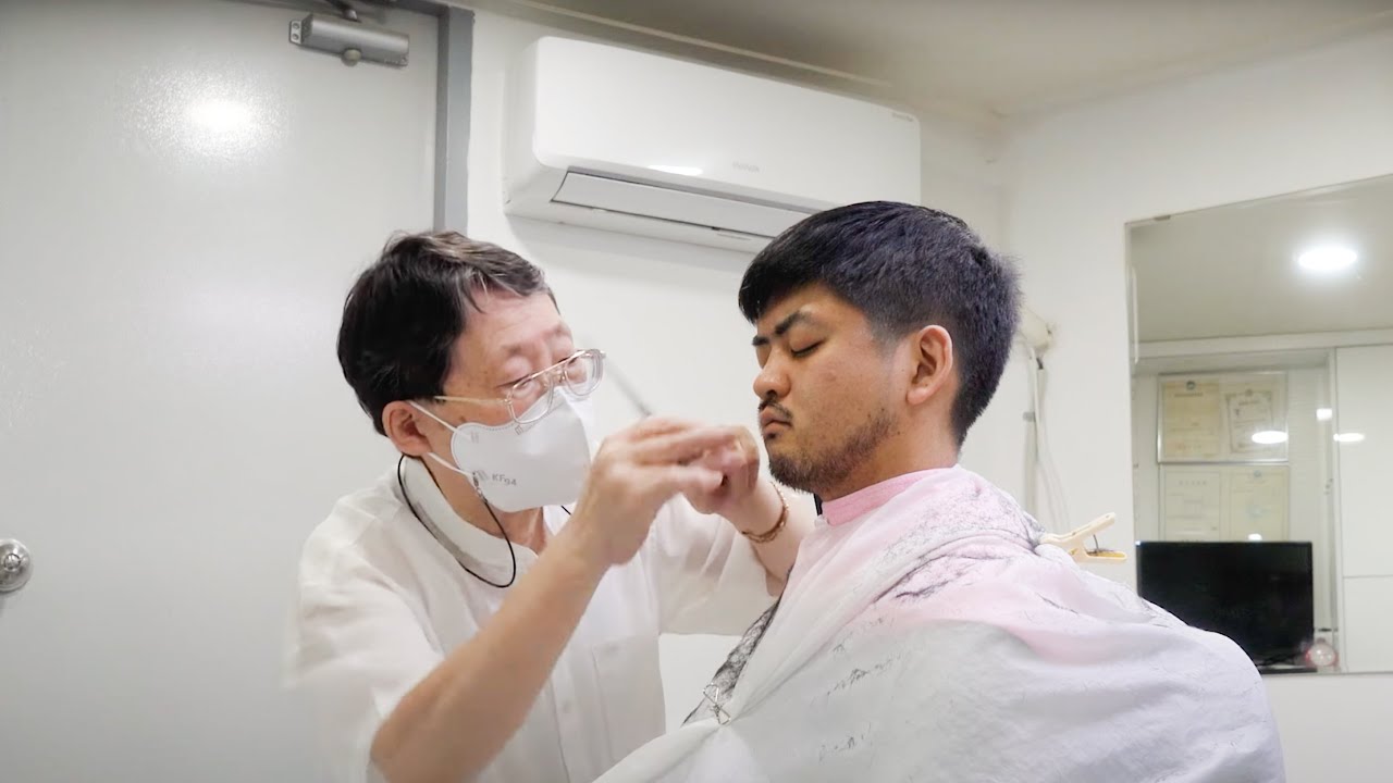 💈🇰🇷ソウル最古の理容室、雨音が聞こえる静かな店内に響き渡る職人のハサミ捌き「Seongwoo Barbershop」でカット&シャンプー&シェービング