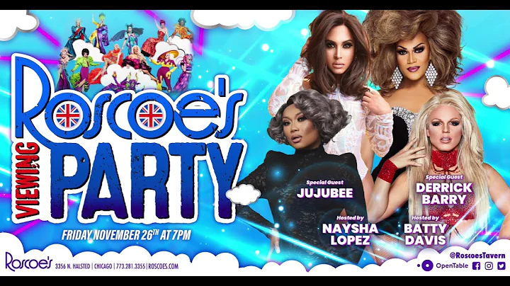 JuJuBee & Derrick Barry: Roscoe's RPDR UK Viewing ...