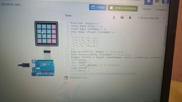 práctica 9 teclado Keypad 4x4 y simple control de acceso con clave