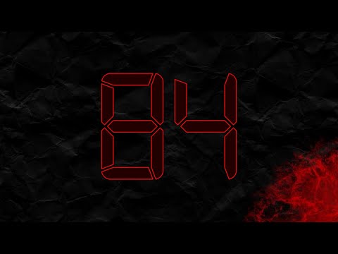 Countdown from 84 to 0 in RED