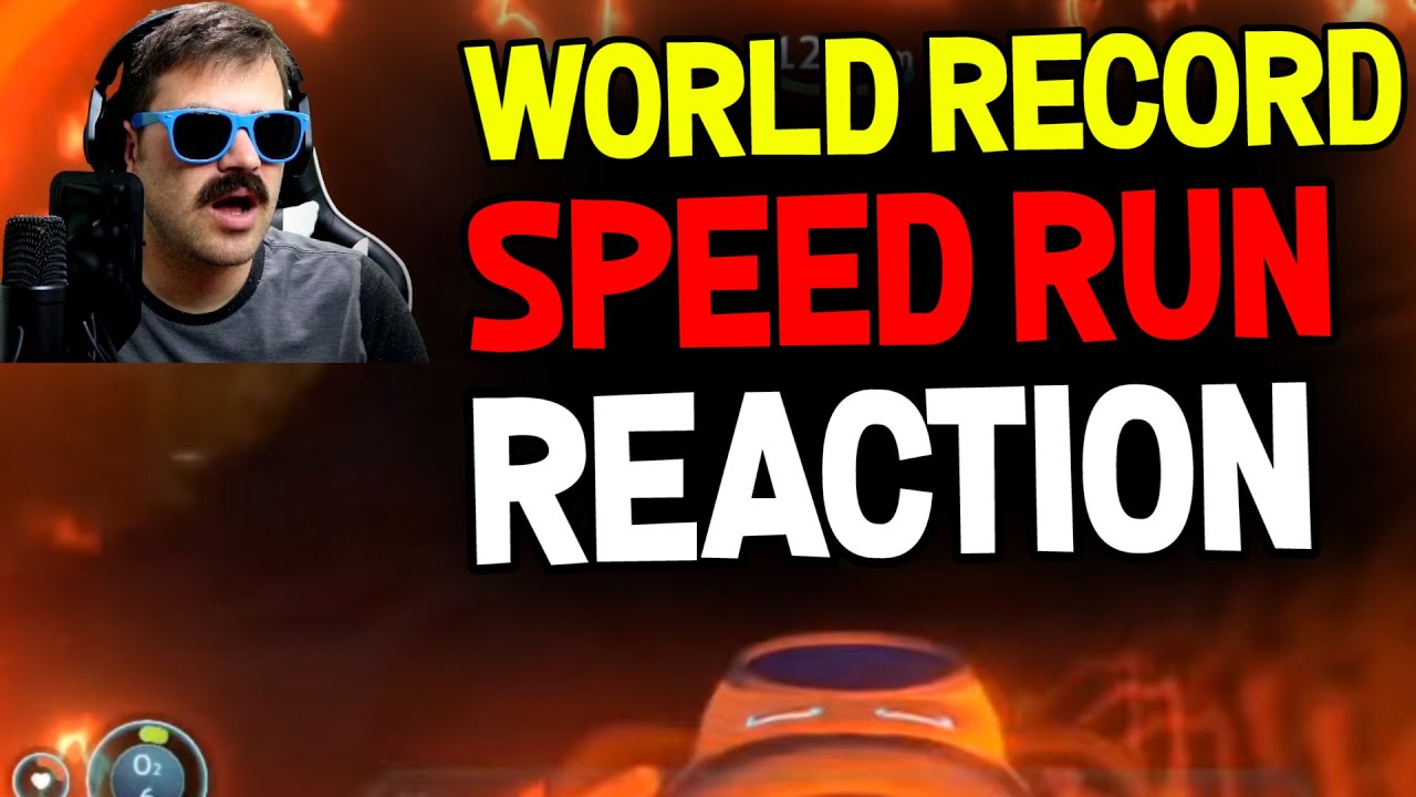 Subnautica World Record Speed Run REACTION 