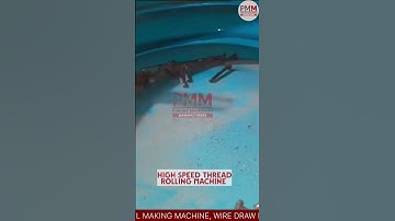 Heavy Duty Thread Rolling Machine #machine #bolt #screw #fastners