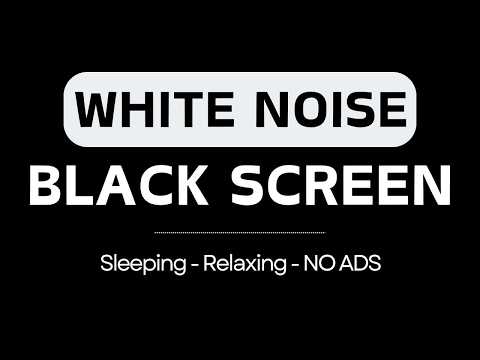 White Noise Black Screen No Ads ☁︎ Gentle Ambient White Noise for Sleep, Relaxation, and Meditation