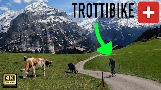 TROTTIBIKE GRINDELWALD FIRST | SWISS ALPS | SWITZERLAND | TOURISM VIDEO 4K