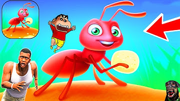 SHINCHAN NOOB vs PRO vs HACKER in KINGDOM OF ANT with FRANKLIN & CHOP | DREAM SQUAD