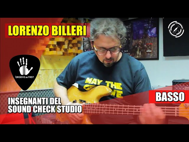 LORENZO BILLERI - Insegnante di basso elettrico al Sound Check Studio (Prato) class=