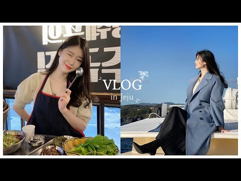 Jeju Island Mukbang VLOG 🌴🌊 Pork BBQ, Sashimi, Boiled Seafood | Yacht Tour | Fume&rsquo;s Trip Course 🍊