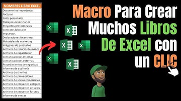 🟢 CÓDIGO de VBA Para Crear Muchos LIBROS de EXCEL Desde una LISTA - MACRO FÁCIL