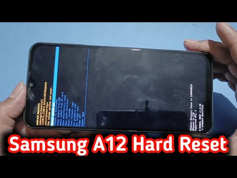 Samsung Galaxy A12 Hard reset/Pattern unlock