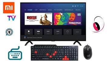 How to Connect keyboard & Mouse by (USB Cable) For Mi TV 4A Pro & Any Mi Tv