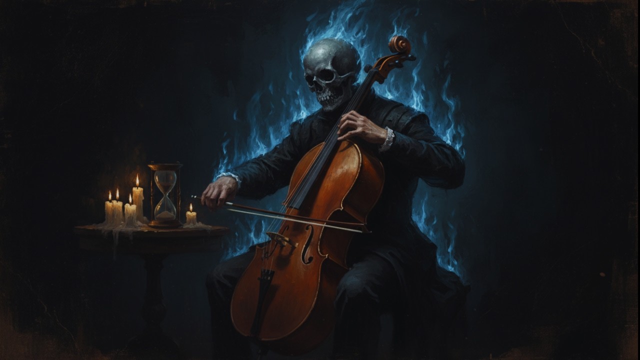 La Eternidad en Llamas: Entre Fuego y Arena | Violonchelo Neoclásico Oscuro