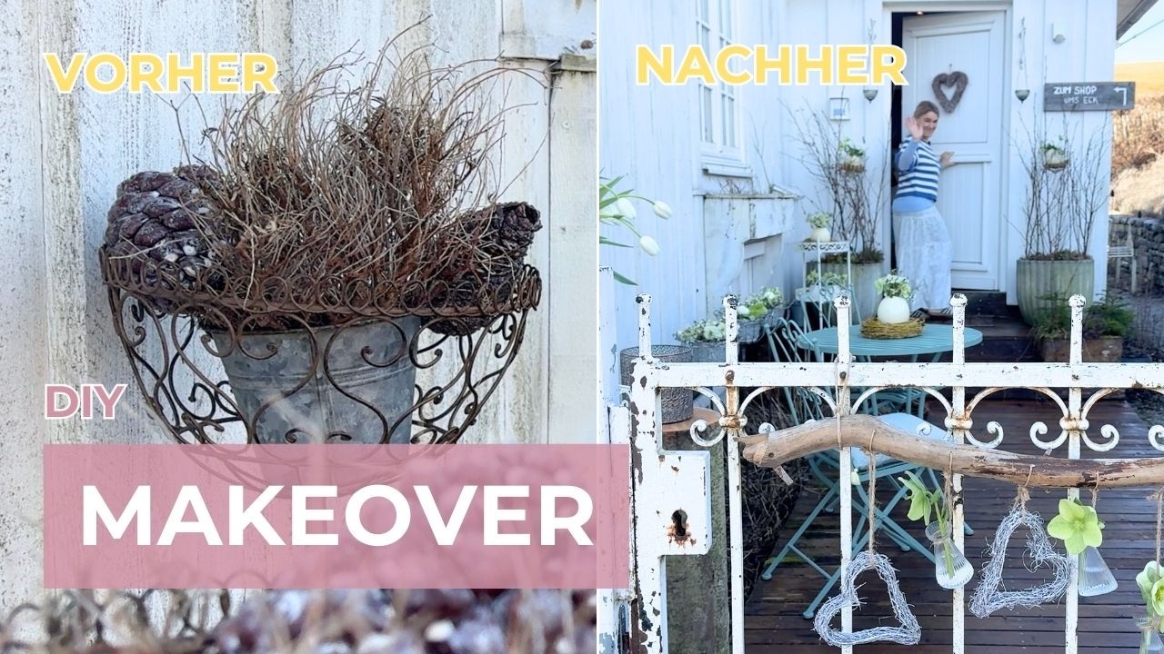 DIY - DER FRÜHLING IST DA - 5 GENIALEN TIPPS & dein EINGANG wird zum FRÜHLINGSTRAUM - GANZ EINFACH