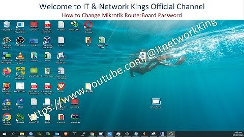 How to Change Mikrotik RouterBoard Password