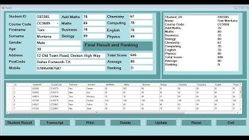 How to Create Student Database Management Systems using SQLite in C# - Part 2 of 3