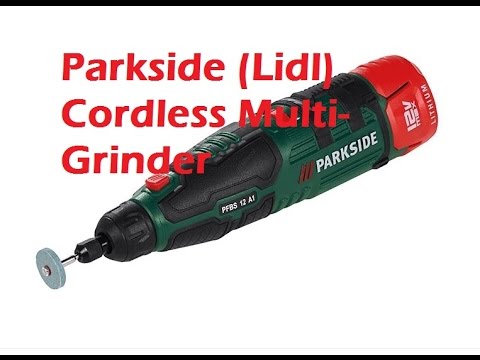 Parkside (Lidl) cordless multi-grinder. (January 2017). - YouTube