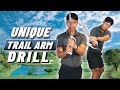 Unique trail arm drill for the downswing