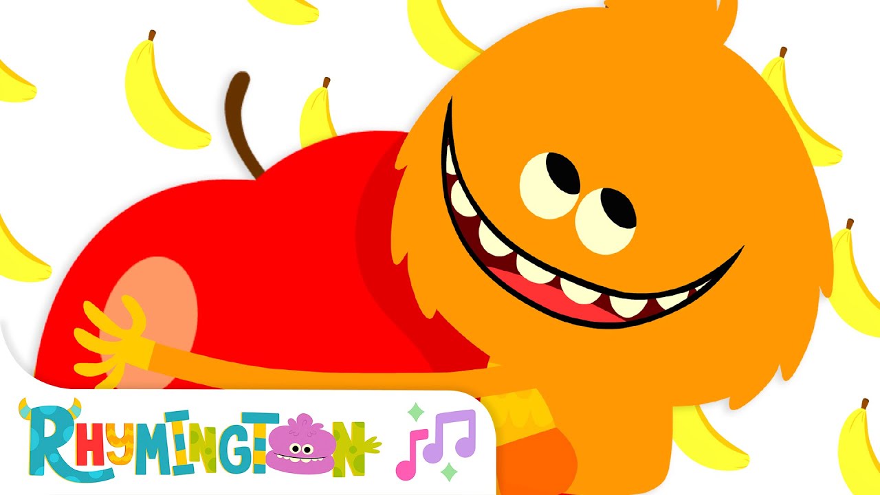 Apples And Bananas | Monster Song for Kids | Rhymington Square Apples And Bananas | Monster Song for Kids | Rhymington Square