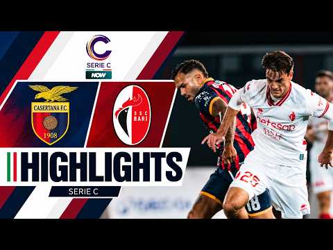 Casertana - SSC Bari 1-1 Highlights | Serie C Girone C - 2026/2027 | casertana bari