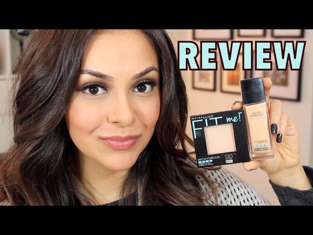 Maybelline Fit Me! Matte + Poreless Foundation Review - TrinaDuhra class=