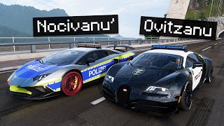 LAMBORGHINI de POLITIE vs BUGATTI de POLITIE! *CARE ESTE MAI RAPIDA?*