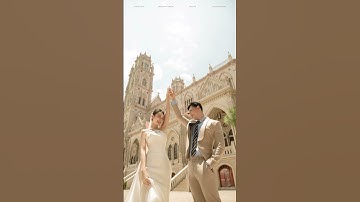 Nhà thờ Song Vĩnh - Địa điểm chụp ảnh cưới ngoại cảnh cực HOT 2023 #shorts