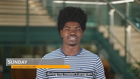Meet Sunday, Cloud Support Engineer | Amazon Web Services