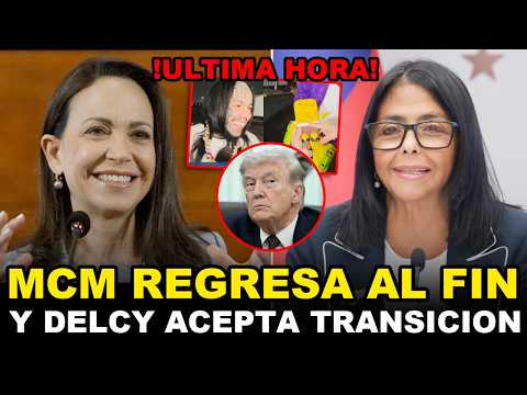 !NUEVAS ELECCIONES! DELCY VIAJA A WASHINGTON Y MARÍA CORINA REGRESA A CARACAS, TRUMP LO LOGRO!