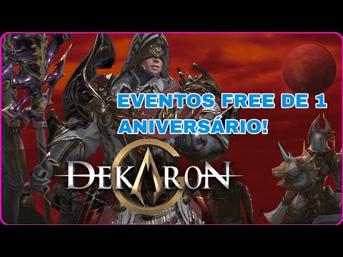 Dekaron G - Aniversário de 1 ano, Asa Red Grátis e muito maís ❎