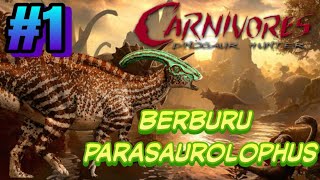 carnivores dinosaur hunter android Indonesia part 1 - berburu parasaurolophus screenshot 5
