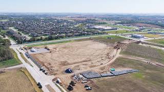 Nebraska Medicine Gretna Landing Health Center Groundbreaking - aerial coverage