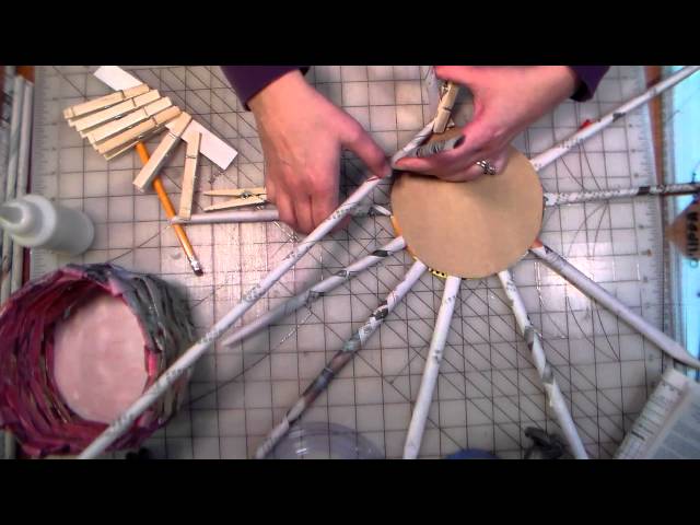 How To Make A Newspaper Basket 15 Steps With Pictures How To Make A Newspaper Basket 15 Steps With Pictures