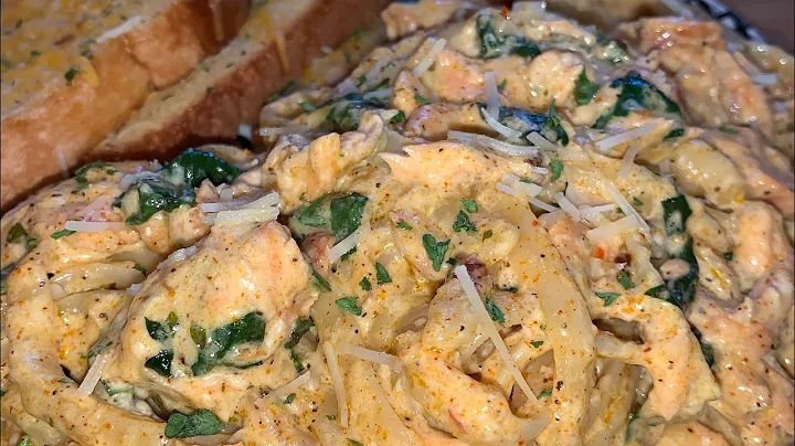 Stuffed Salmon Alfredo | Cook With Me Dinner Ideas