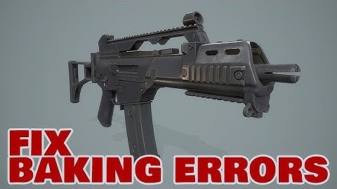How to Fix Baking Errors problems with Normal Map in Marmoset Toolbag