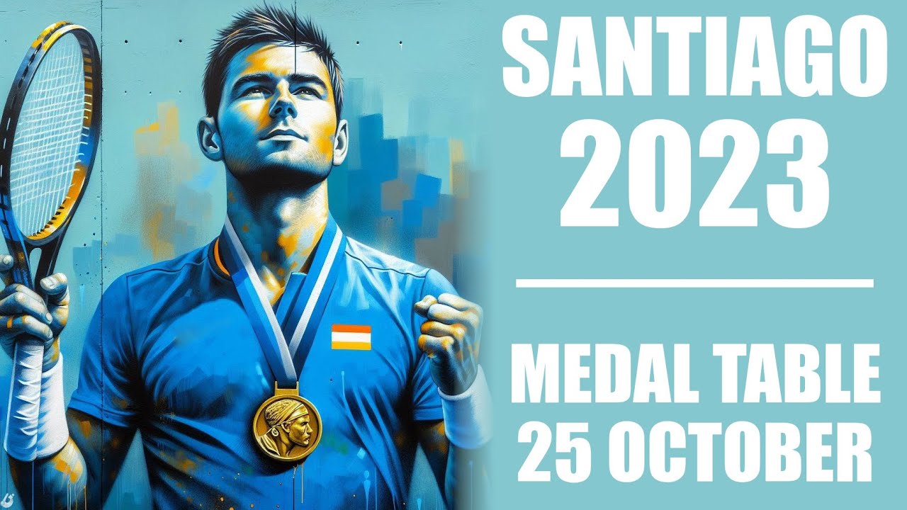 2023 Pan American Games, Medal Table