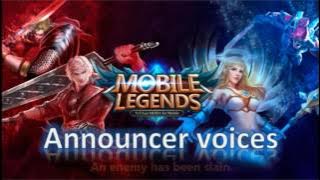 Mobile Legends: Announcer Voices
