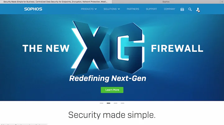 Sophos XG Firewall Getting Started   Firmware Update and Roll back 1080p 30fps H264 128kbit AAC