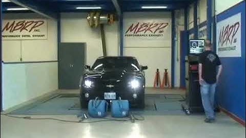 MBRP S7020 Camaro V6 3.6 2010-2015 DYNO