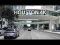 Driving Downtown - Houston 4K - USA