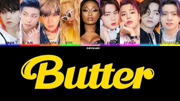 BTS (방탄소년단) Butter (feat. Megan Thee Stallion) (Bts and You - 8th Member) [Color Coded Lyrics Eng]