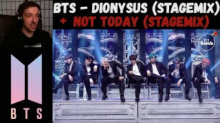 BTS - Dionysus (StageMix) | РЕАКЦИЯ | BTS - NOT TODAY (StageMix)