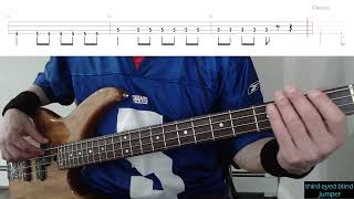 Jumper By Third Eye Blind - Bass Cover With Tabs Play-Along